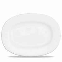 Porcelanowy talerz owalny 20,7 cm | ALCHEMY, Alchemy White