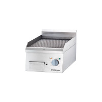 Płyta grillowa gazowa 400x700x250 mm, ryflowana, 6,5 kW, G20 | STALGAST, 9730210