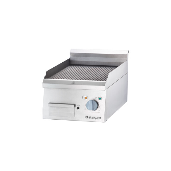 Płyta grillowa gazowa 400x700x250 mm, ryflowana, 6,5 kW, G20 | STALGAST, 9730210