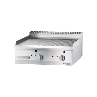 Płyta grillowa gazowa 800x700x250 mm, ryflowana, 13 kW, G30 | STALGAST, 9731230