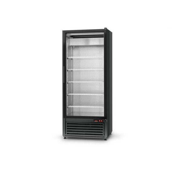 Szafa chłodnicza jednostronnie przeszklona z drzwiami skrzydłowymi, agregat dolny, 4 kl., nierdzewne wnętrze, 625x720x2000 mm | RAPA, SCh - S 625 ecol