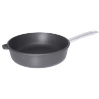 Patelnia głęboka z aluminium z powłoką tytanową bez pokrywki, do indukcji, średnica 240 mm | CONTACTO, 5579/240