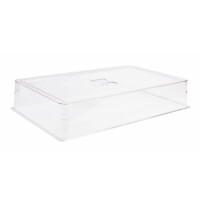 Pokrywa GN 1/1 do tac z melaminy - 10 cm przeźroczysta | VERLO, V-61100-L