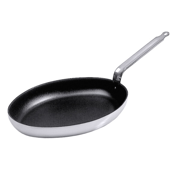 Patelnia do ryb z aluminium z powłoką PTFE, 360x250x50 mm | CONTACTO, 5076/360