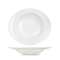 Porcelanowy talerz do makaronu 31 x 26,5 cm | CHURCHILL, Orbit