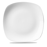 Porcelanowy talerz płaski 29,3 x 29,3 cm | CHURCHILL, X Squarted