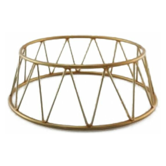 Podstawa bufetowa okrągła śr. 25 cm złota | VERLO, V-7502