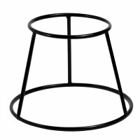 Podstawa bufetowa okrągła wys. 15 cm czarna | VERLO, V-7509