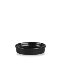 Czarne, okrągłe naczynie Mezze 198 ml | CHURCHILL, Mediterranen Mezze