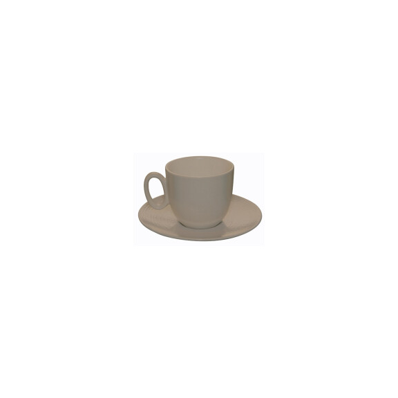 Beżowa filiżanka ekspresso z kamionki 115 ml | DEGRENNE, Modulo Nature