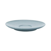 Niebieski spodek do filizanki z kamionki 12,5 cm | DEGRENNE, Modulo Nature