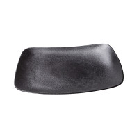 Czarny talerz kwadratowy 30 x 30 cm | ARIANE, Dazzle