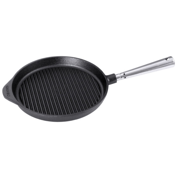 Patelnia do grillowania żeliwna, średnica 270 mm | CONTACTO, 5777/270