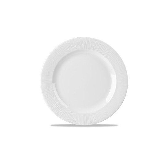 Porcelanowy talerz płaski na stopie 23,4 cm | CHURCHILL, Bamboo