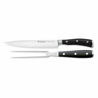 Zestaw - Nóż do mięsa dł. 20 cm i widelec do mięsa dł. 16 cm | WUSTHOF, Classic Ikon