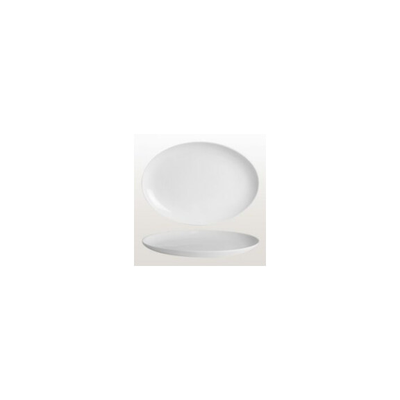 Porcelanowy półmisek bez rantu 21 cm | AMBITION, Simple
