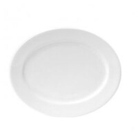 Porcelanowy półmisek 36 x 26 cm | AMBITION, Simple