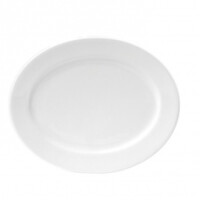 Porcelanowy półmisek głęboki 42 cm | AMBITION, Simple