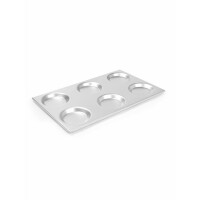 Taca aluminiowa z formami GN 1/1 | HENDI, 808740