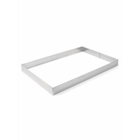 Rant prostokątny piekarniczo – cukierniczy o wysokości 5 cm, 38,5x28,5 cm | HENDI, 512418