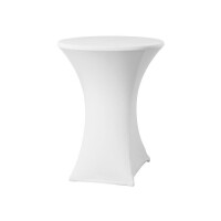 Okrągły obrus na stoły cateringowe, biały, średnica: 70-85 cm | HENDI, Symposium