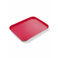 Taca polipropylenowa duża 26,5x34,5 cm, czerwona | HENDI, 878712