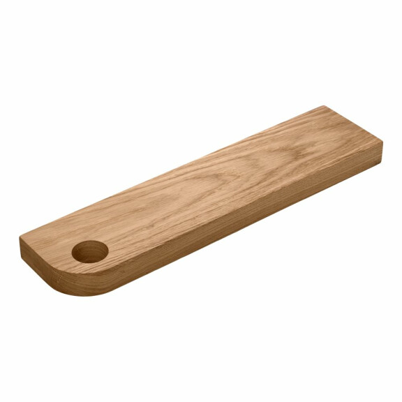 Deska dębowa z otworem 40x10x2,5 cm | VERLO, Simple