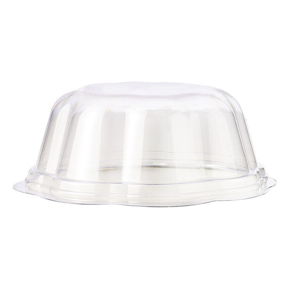 Ekologiczna pokrywka na pucharek na lody, desery i jogurty 170 ml, biodegradowalna, przezroczysta, 50 szt. PLA | ALCAS, BioHappy