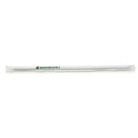 Słomki łamane w opakowaniu, biodegradowalne, 5x240 mm, zielone, 400 szt. PLA | ALCAS, BioHappy