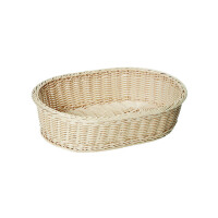 Koszyk do pieczywa z polirattanu, owalny 38x27x9 cm | HENDI, 561003