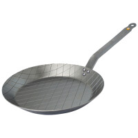 Patelnia ze stali węglowej o średnicy 28 cm | DE BUYER, Carbon Mineral
