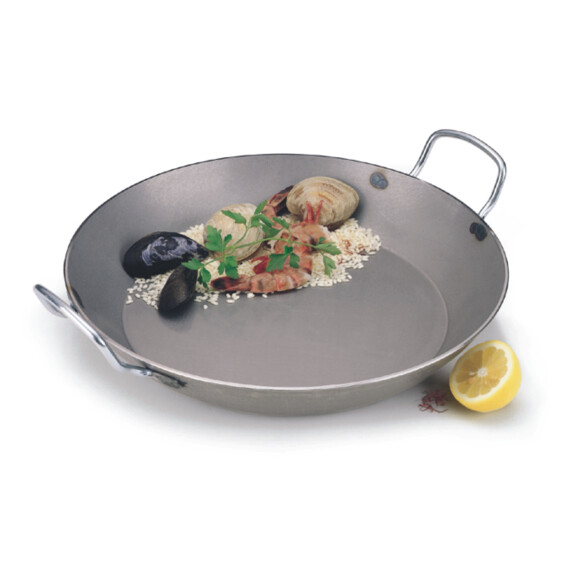 Patelnia okrągła ze stali węglowej o średnicy 50 cm | DE BUYER, Carbon Plus