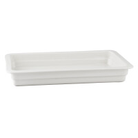Pojemnik porcelanowy GN 1/1 22 mm, 2,5 l, biały | VERLO, V-BUGN-11022-2
