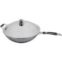 Wok do kuchenki indukcyjnej, średnica: 36 cm | HENDI, 239773