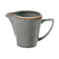 Mlecznik z porcelany w ciemnoszarym kolorze 0,15 l | FINE DINE, Stone