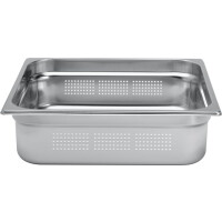 Perforowany pojemnik nierdzewny GN 2/3 40 mm  | HENDI, Profi Line