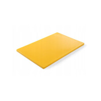 Deska z tworzywa do krojenia HACCP 60x40 cm, żółta | HENDI, 825655