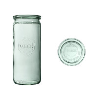 Słoik cylindryczny z pokrywką o pojemności 1040 ml – komplet 6 sztuk | WECK, Zylinder