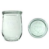 Słoik z pokrywką o pojemności 1062 ml – komplet 6 sztuk | WECK, Tulip