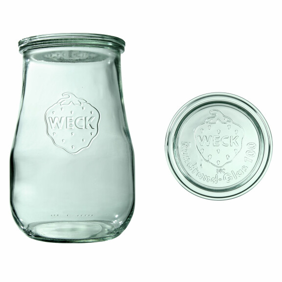 Słoik z pokrywką o pojemności 1750 ml – komplet 4 sztuk | WECK, Tulip
