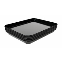 Pojemnik ekspozycyjny z melaminy 150x190x17 mm, czarny, 5 szt. | BARTSCHER, 17S-150x190