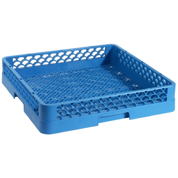 Kosz polipropylenowy do sztućców 500x500x100 mm, niebieski | CONTACTO, 2521/050
