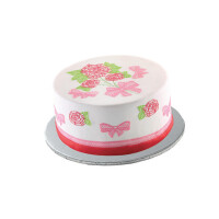 Podkład pod ciasto i torty srebrny - 30cm | SILIKOMART, Cake Cardboard Drums Silver