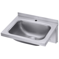 Umywalka niezabudowana ze stali nierdzewnej 400x310x190 mm | CONTACTO, 4002/200