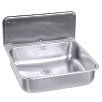 Umywalka niezabudowana ze stali nierdzewnej 460x410x140 mm | CONTACTO, 5000/490