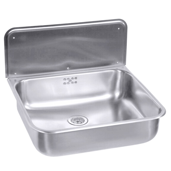 Umywalka niezabudowana ze stali nierdzewnej 460x410x140 mm | CONTACTO, 5000/490