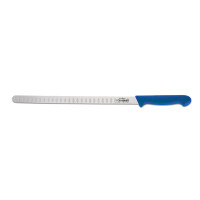 Nóż do filetowania - giętki - szlif kulowy o długości 31cm niebieski | TOM-GAST, T-8500-31B
