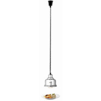 Lampa grzewcza sufitowa na podczerwień, srebrna, 230x230x250 mm | BARTSCHER, IWL250D CHR