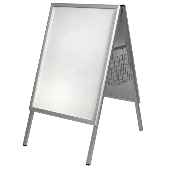 Potykacz aluminiowy z tablicą 420x594x950 mm | CONTACTO, 7692/002