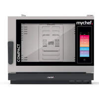 Piec konwekcyjno-parowy elektryczny, automatyczny system myjący, 6xGN1/1, 7,3 kW, 400 V | MYCHEF, iCook Compact 061TE